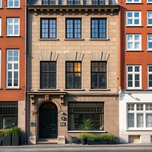 Fotostudie facade på Vesterbrogade 123, København